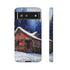 Cozy Christmas Cabin in the Snow - Impact Resistant Phone Case Google Pixel 6 Glossy
